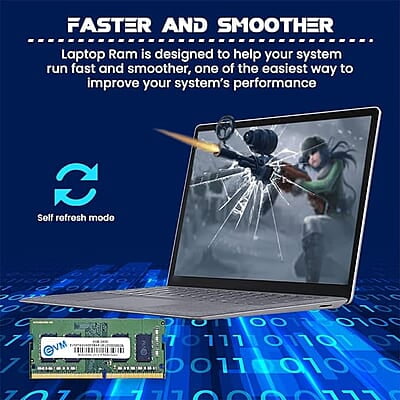 EVM 4GB DDR4 2400MHz So-DIMM Laptop Memory Ram (EVMT4G2400S84P) EVM 4GB DDR4 2400MHz So-DIMM Laptop Memory Ram (EVMT4G2400S84P)
