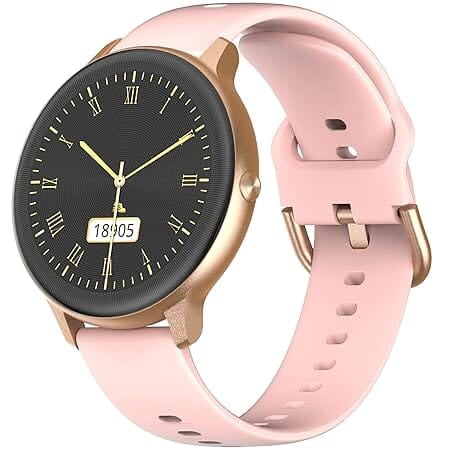 Ambrane Fitshot Sphere Round Smart Watch (Pearl Pink) Ambrane Fitshot Sphere Round Smart Watch (Pearl Pink)