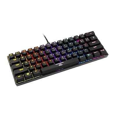 Ant Esports MK1200 Mini Wired Mechanical Gaming Keyboard with RGB Backlit Lighting and 60% Compact Form Factor - Red Switch Ant Esports MK1200 Mini Wired Mechanical Gaming Keyboard with RGB Backlit Lighting and 60% Compact Form Factor - Red Switch