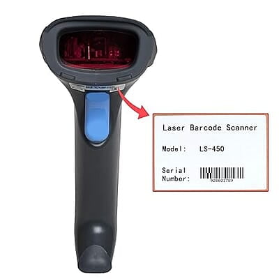 Barcode Scanner RETSOL LS 450 Laser Barcode Scanner Barcode Scanner RETSOL LS 450 Laser Barcode Scanner