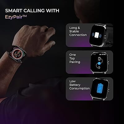 beatXP Marv Super Smart Watch| 2.0" HD Display | Ezy Pair Bluetooth Calling | AI Voice Assitance | Upto 7 Day Battery | 200+ Watchfaces | 100+ Sports Modes | SpO2 | Sleep Monitoring beatXP Marv Super Smart Watch| 2.0" HD Display | Ezy Pair Bluetooth Calling | AI Voice Assitance | Upto 7 Day Battery | 200+ Watchfaces | 100+ Sports Modes | SpO2 | Sleep Monitoring