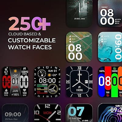 beatXP Marv Super Smart Watch| 2.0" HD Display | Ezy Pair Bluetooth Calling | AI Voice Assitance | Upto 7 Day Battery | 200+ Watchfaces | 100+ Sports Modes | SpO2 | Sleep Monitoring beatXP Marv Super Smart Watch| 2.0" HD Display | Ezy Pair Bluetooth Calling | AI Voice Assitance | Upto 7 Day Battery | 200+ Watchfaces | 100+ Sports Modes | SpO2 | Sleep Monitoring