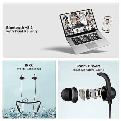Boat Rockerz 255 Neo Wireless / Bluetooth In the Ear (With mic) Boat Rockerz 255 Neo Wireless / Bluetooth In the Ear (With mic)