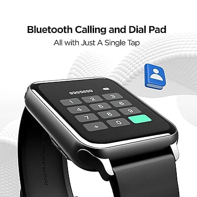 boAt Wave Call Smart Watch with Bluetooth Calling, 1.69” HD Display with 550 NITS & 70% Color Gamut, 150+ Watch Faces, Multi-Sport Modes,HR,SpO2, IP68 boAt Wave Call Smart Watch with Bluetooth Calling, 1.69” HD Display with 550 NITS & 70% Color Gamut, 150+ Watch Faces, Multi-Sport Modes,HR,SpO2, IP68