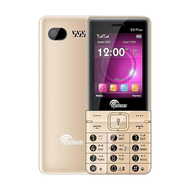 Cellecor E8 Plus Rose Gold Dual Sim Mobile Phone Cellecor E8 Plus Rose Gold Dual Sim Mobile Phone