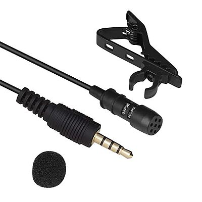 Clip-On Lapel Collar Mic – Dynamic 3.5mm Microphone for Clear Voice Recording – Ideal for YouTube, Interviews and Vlogging –Universal Compatibility with Smartphones, PCs, & Laptops Clip-On Lapel Collar Mic – Dynamic 3.5mm Microphone for Clear Voice Recording – Ideal for YouTube, Interviews and Vlogging –Universal Compatibility with Smartphones, PCs, & Laptops