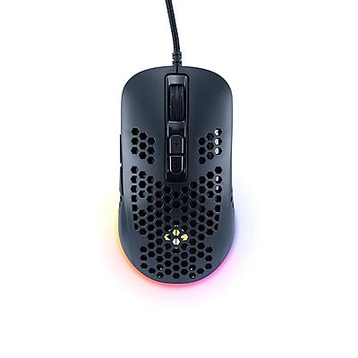 Cosmic Byte Orcus RGB Honeycomb Gaming USB Mouse with Software, New Upgraded, 12800DPI, Instant 825 Sensor, Ultra Lightweight 74Grams, Braided Cable Cosmic Byte Orcus RGB Honeycomb Gaming USB Mouse with Software, New Upgraded, 12800DPI, Instant 825 Sensor, Ultra Lightweight 74Grams, Braided Cable