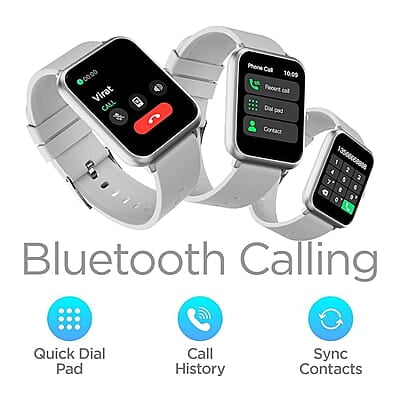 Fire-Boltt Ninja Call Pro Smart Watch Dual Chip Bluetooth Calling, 1.69" Display, AI Voice Assistance with 100 Sports Modes, with SpO2 & Heart Rate Monitoring Fire-Boltt Ninja Call Pro Smart Watch Dual Chip Bluetooth Calling, 1.69" Display, AI Voice Assistance with 100 Sports Modes, with SpO2 & Heart Rate Monitoring