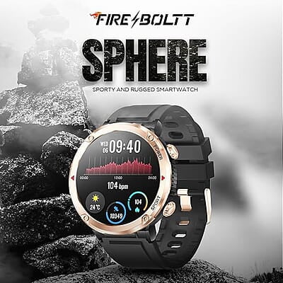 Fire-Boltt Sphere 1.6 inch Sporty Rugged Metal Body Smartwatch with Shock Proof (Green) Fire-Boltt Sphere 1.6 inch Sporty Rugged Metal Body Smartwatch with Shock Proof (Green)