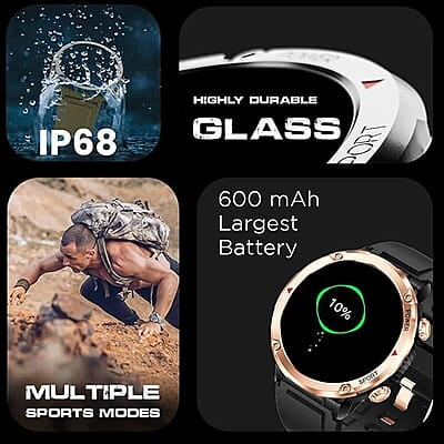 Fire-Boltt Sphere 1.6 inch Sporty Rugged Metal Body Smartwatch with Shock Proof (Green) Fire-Boltt Sphere 1.6 inch Sporty Rugged Metal Body Smartwatch with Shock Proof (Green)