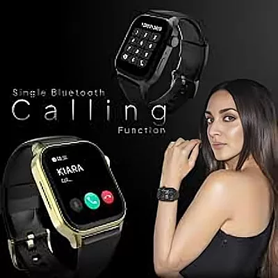 Fire-Boltt Rise BT Calling 47mm (1.85), Voice Assistance & 123 Sports Single BT Connection Smartwatch (Gold Black Strap, Free Size) Fire-Boltt Rise BT Calling 47mm (1.85), Voice Assistance & 123 Sports Single BT Connection Smartwatch (Gold Black Strap, Free Size)