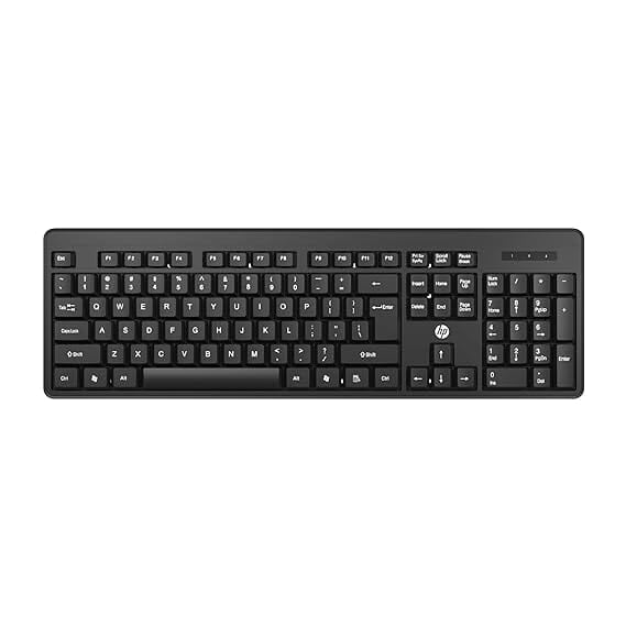 HP K160 Wireless Keyboard/Quick Comfy accurate/12 Fn Shortcut Keys/Plug and Play USB/ 3 Years Warranty, Black HP K160 Wireless Keyboard/Quick Comfy accurate/12 Fn Shortcut Keys/Plug and Play USB/ 3 Years Warranty, Black