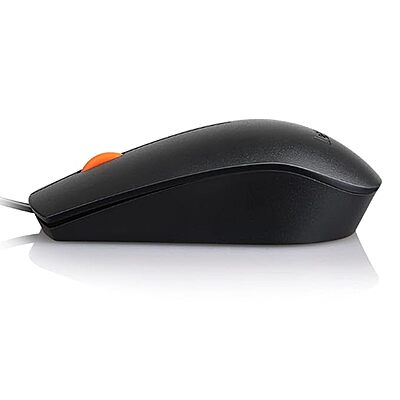 Lenovo 300 Wired Plug & Play USB Mouse, High Resolution 1600 DPI Optical Sensor, 3-Button Design with clickable Scroll Wheel, Ambidextrous, Ergonomic Lenovo 300 Wired Plug & Play USB Mouse, High Resolution 1600 DPI Optical Sensor, 3-Button Design with clickable Scroll Wheel, Ambidextrous, Ergonomic