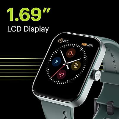 Noise ColorFit Pulse Grand Smart Watch with 1.69"(4.29cm) HD Display, 60 Sports Modes, 150 Watch Faces, Fast Charge, Spo2, Stress, Sleep, Heart Rate Monitoring & IP68 Waterproof Noise ColorFit Pulse Grand Smart Watch with 1.69"(4.29cm) HD Display, 60 Sports Modes, 150 Watch Faces, Fast Charge, Spo2, Stress, Sleep, Heart Rate Monitoring & IP68 Waterproof