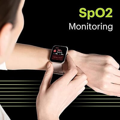 Noise ColorFit Pulse Grand Smart Watch with 1.69"(4.29cm) HD Display, 60 Sports Modes, 150 Watch Faces, Fast Charge, Spo2, Stress, Sleep, Heart Rate Monitoring & IP68 Waterproof (Electric Blue)