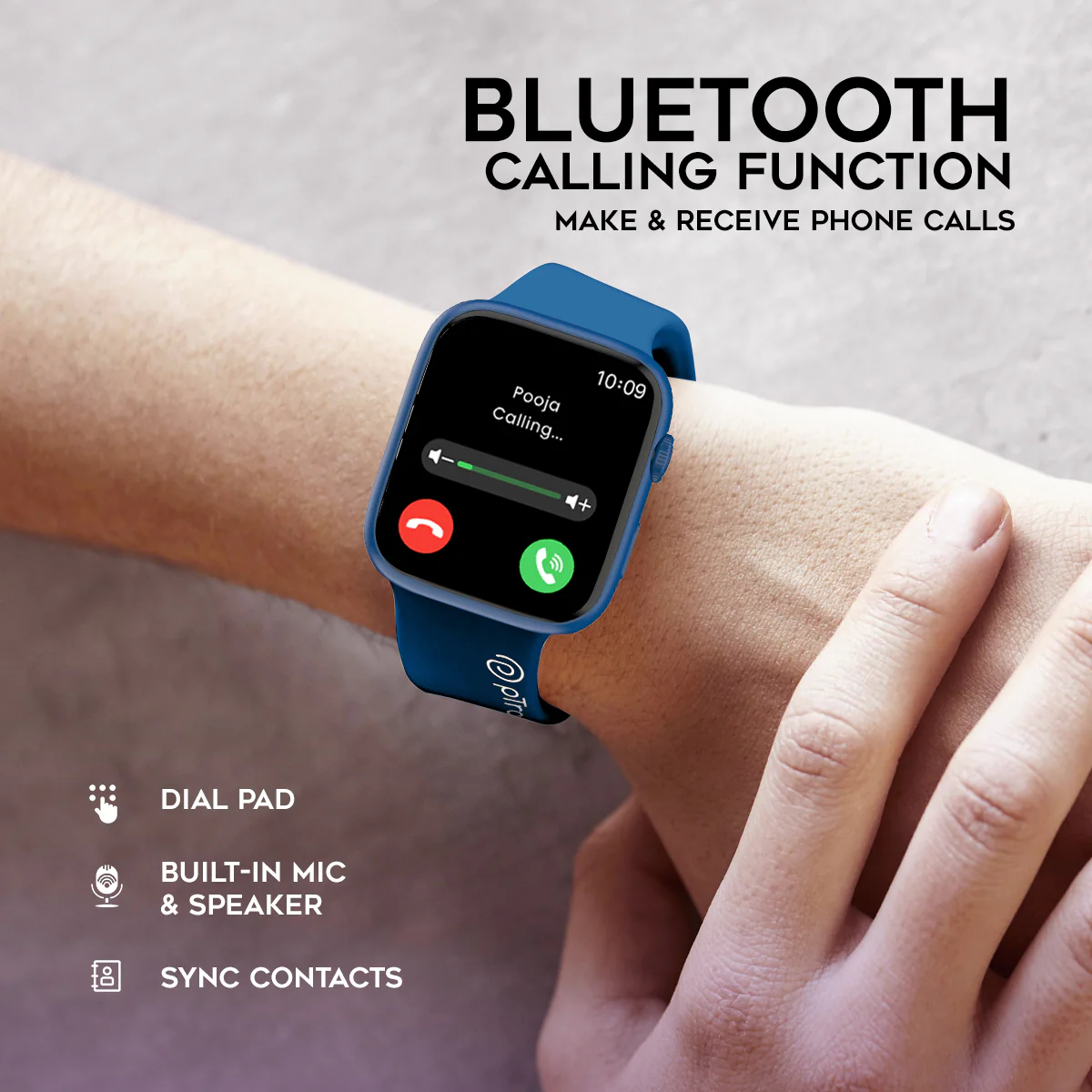 Ptron Pulsefit P61 Bluetooth Calling Fitness Smartwatch Ptron Pulsefit P61 Bluetooth Calling Fitness Smartwatch