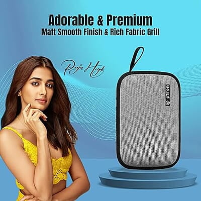 Speaker pTron Musicbot Lite 5W Mini Bluetooth Speaker (Black) Speaker pTron Musicbot Lite 5W Mini Bluetooth Speaker (Black)