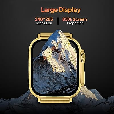 23 07 04 01 - Smart Watch PunnkFunnk DZ09 Square Smart Watch (Calling, Gold) 23 07 04 01 - Smart Watch PunnkFunnk DZ09 Square Smart Watch (Calling, Gold)