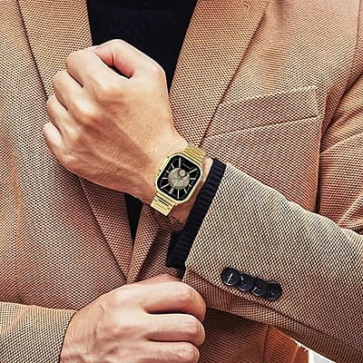 23 07 04 01 - Smart Watch PunnkFunnk DZ09 Square Smart Watch (Calling, Gold) 23 07 04 01 - Smart Watch PunnkFunnk DZ09 Square Smart Watch (Calling, Gold)