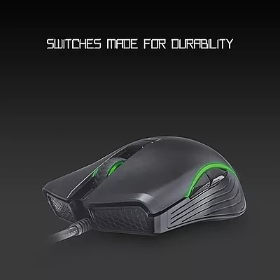 Redgear A-20 Wired Gaming Mouse with RGB and Upto 4800 dpi for Windows PC Gamers Redgear A-20 Wired Gaming Mouse with RGB and Upto 4800 dpi for Windows PC Gamers