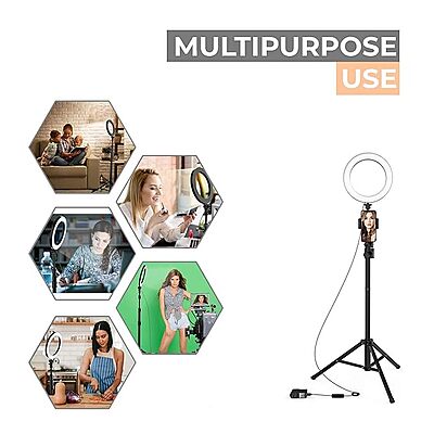 10 Inches Big LED Ring Light for Camera, Phone tiktok YouTube Video Shooting and Makeup, 10" inch Ring Light 10 Inches Big LED Ring Light for Camera, Phone tiktok YouTube Video Shooting and Makeup, 10" inch Ring Light
