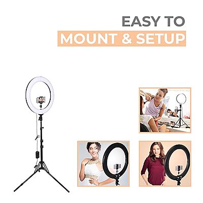 10 Inches Big LED Ring Light for Camera, Phone tiktok YouTube Video Shooting and Makeup, 10" inch Ring Light 10 Inches Big LED Ring Light for Camera, Phone tiktok YouTube Video Shooting and Makeup, 10" inch Ring Light