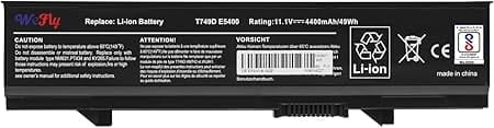 Laptop Battery Compatible for Dell Latitude E5410 E5500 E5400 E5510 Series, fits P/N KM742 WU841 T749D Laptop Battery Laptop Battery Compatible for Dell Latitude E5410 E5500 E5400 E5510 Series, fits P/N KM742 WU841 T749D Laptop Battery
