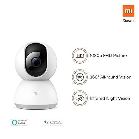 Camera Xiaomi MJSXJ05CM 360 Degree 1080p HD Wired Dome Camera No (1, White) Camera Xiaomi MJSXJ05CM 360 Degree 1080p HD Wired Dome Camera No (1, White)