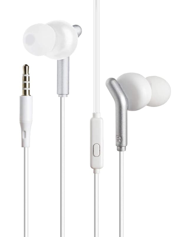 ZEBRONICS Zeb-Bro Wired Earphone (White) ZEBRONICS Zeb-Bro Wired Earphone (White)