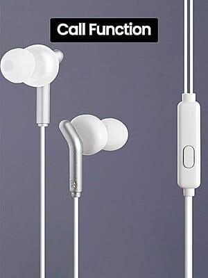 ZEBRONICS Zeb-Bro Wired Earphone (White) ZEBRONICS Zeb-Bro Wired Earphone (White)