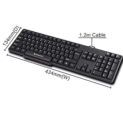 ZEBRONICS JUDWAA 880 Wired USB Keyboard & Mouse Combo, Plug & Play, 105 +12 Integrated Multimedia Keys, 3 Button Mouse, 1000 DPI, High Precision, Advanced Optical Sensor ZEBRONICS JUDWAA 880 Wired USB Keyboard & Mouse Combo, Plug & Play, 105 +12 Integrated Multimedia Keys, 3 Button Mouse, 1000 DPI, High Precision, Advanced Optical Sensor