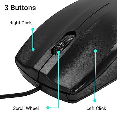 ZEBRONICS JUDWAA 880 Wired USB Keyboard & Mouse Combo, Plug & Play, 105 +12 Integrated Multimedia Keys, 3 Button Mouse, 1000 DPI, High Precision, Advanced Optical Sensor ZEBRONICS JUDWAA 880 Wired USB Keyboard & Mouse Combo, Plug & Play, 105 +12 Integrated Multimedia Keys, 3 Button Mouse, 1000 DPI, High Precision, Advanced Optical Sensor