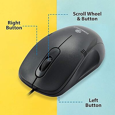 Zebronics Zeb-Power Plus USB Optical Mouse Zebronics Zeb-Power Plus USB Optical Mouse